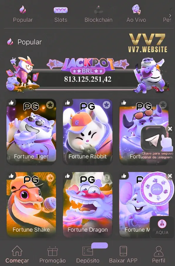 baixe o aplicativo do cassino vv7